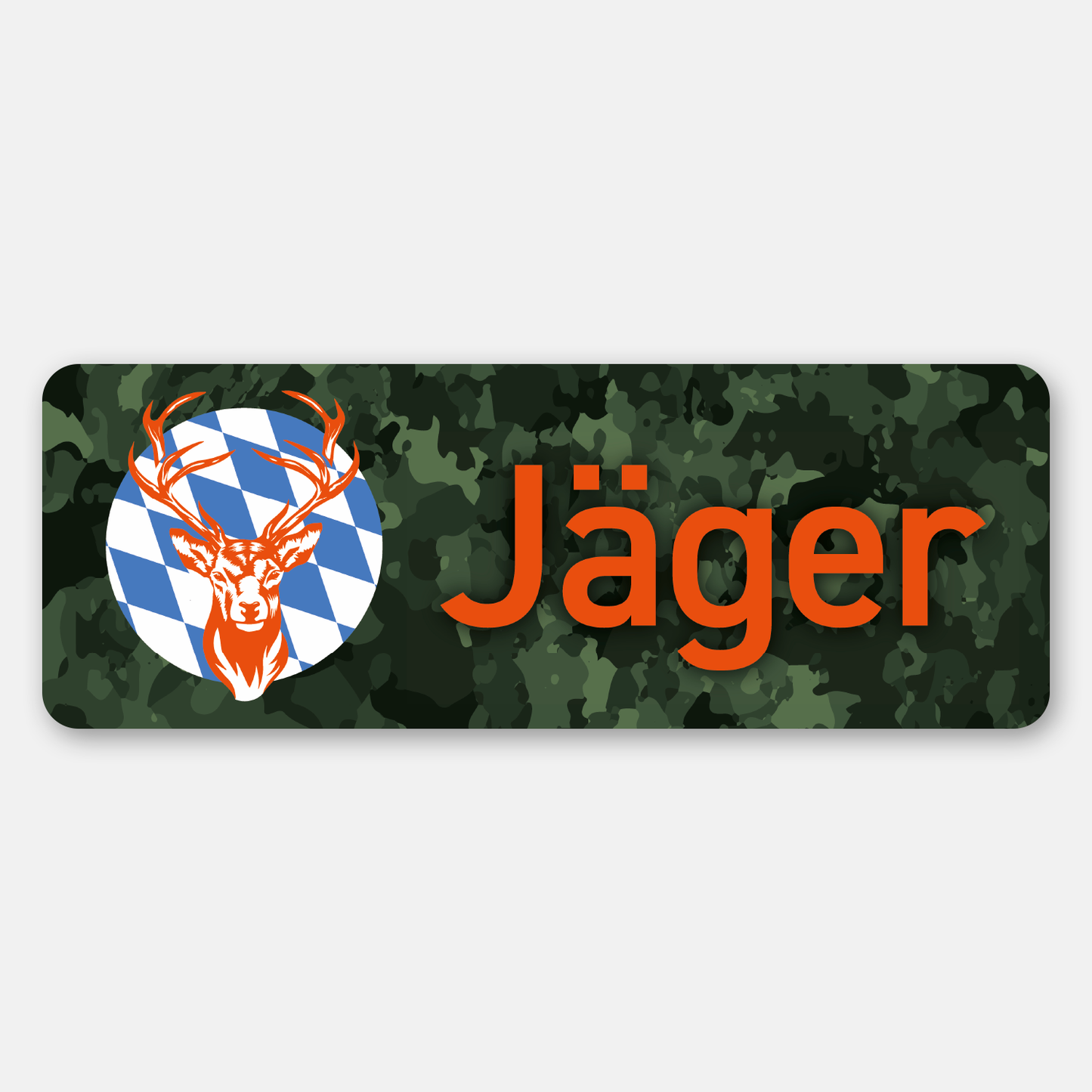 Magnetschild "Jäger" Bayern