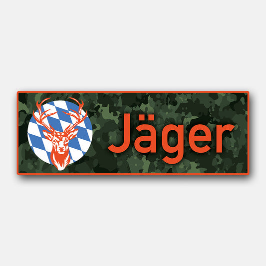 Premium Jagdaufkleber "Jäger Bayern"