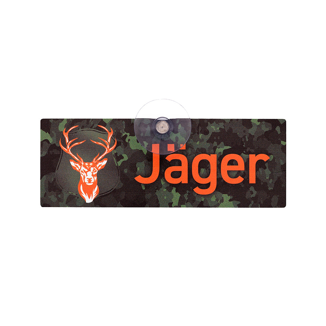 Jagdschild mit Saugnapf "Jäger" II