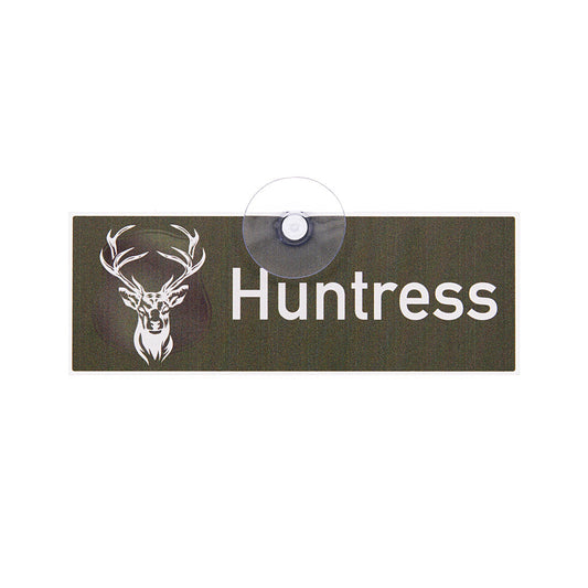 Jagdschild mit Saugnapf  "Huntress"