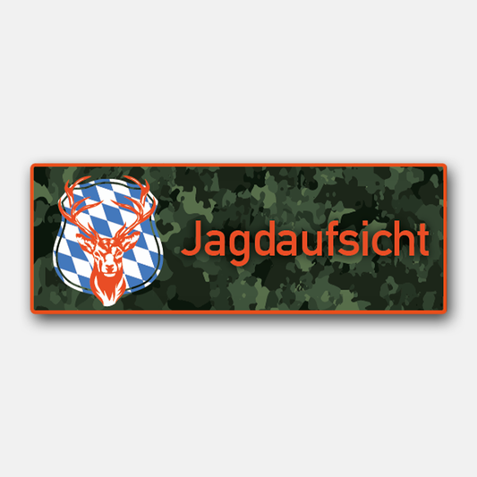 Magnetschild "Jagdaufsicht"